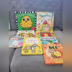 Baby toddler touch feel sensory books spring Easter